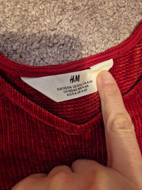 Krásne šaty h&m, h&m,116