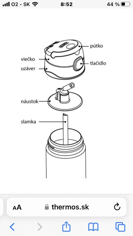 Detská termoska /fľaša thermos,