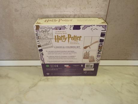 Harry potter winter at hogwarts - coloring set, 
