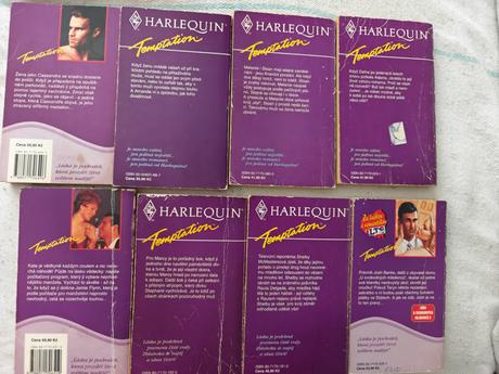 Knihy harlequin temptation 8ks,