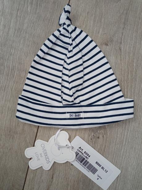 Chlapčenská pásikavá tenká čiapka overkids (56), 56