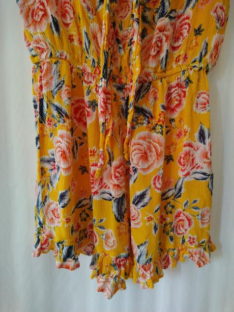 Dámsky okrový letný overal, primark, primark,s