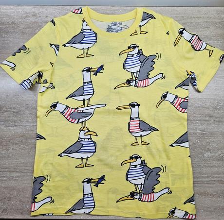 Žlté tričko, h&m,134