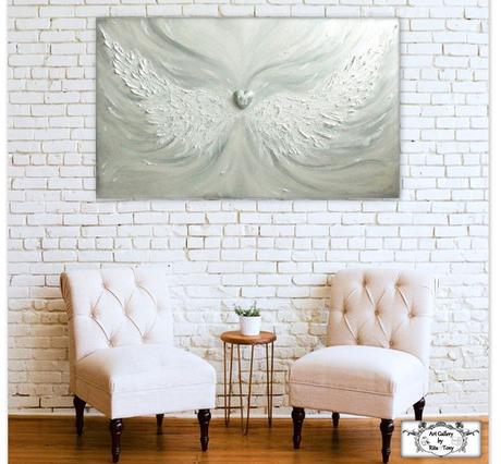 Strážny anjel 3d obraz na stenu,