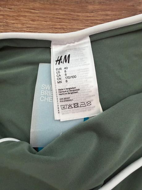 Športový spodok plaviek, h&m,40
