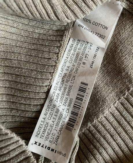 Bavlnený pulóvrik - svetrík zara v. 110, zara,110