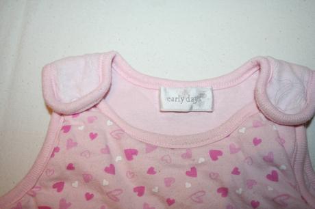 Velúrovi spací vak 57cm, early days