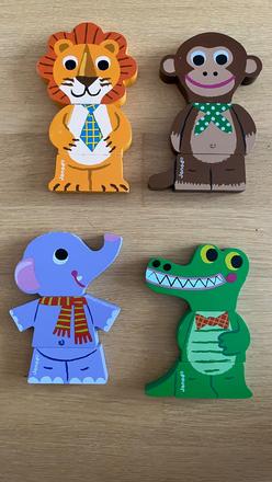 Skladačka zn.janod  - magnetické zvieratá, 