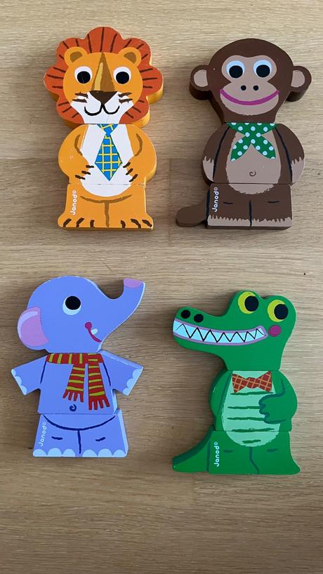 Skladačka zn.janod  - magnetické zvieratá, 