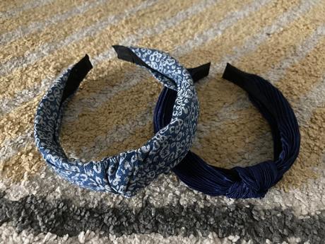 Modrá a vzorovaná čelenka 134/152, takko