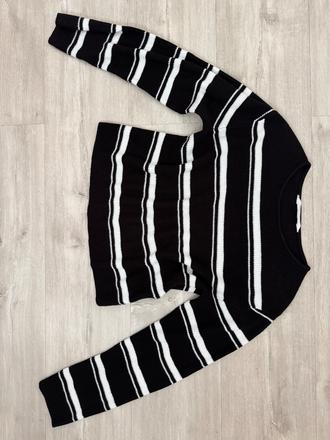 Pásikavý sveter, h&m,158