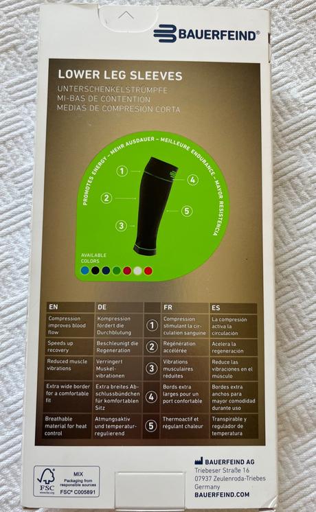 Kompresné návleky bauerfeind s long, s