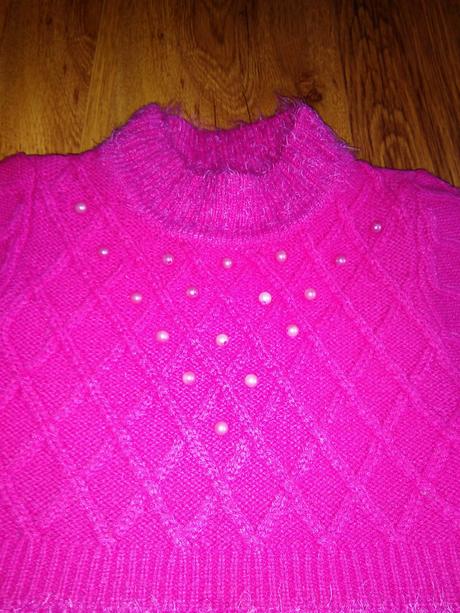 Pletené pekné šatky / tunika /vesta, 122