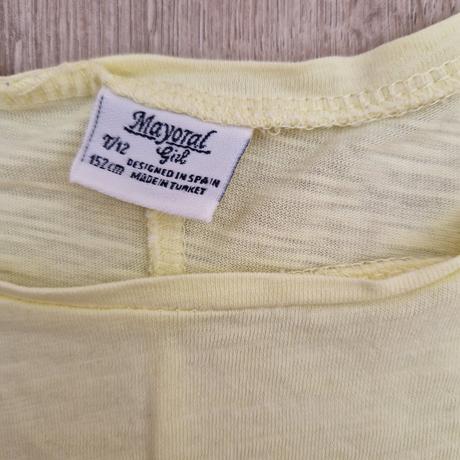 Tričko mayoral bavlnené žlté, mayoral,152