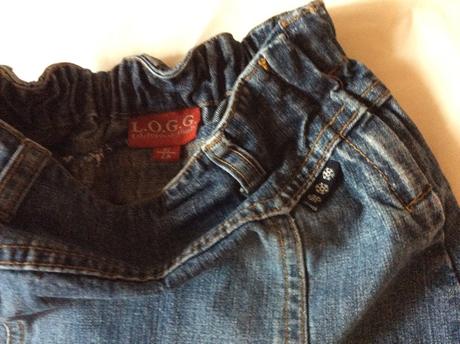 Riflová suknička zn. h&m - l.o.o.g. v. 92, h&m,92