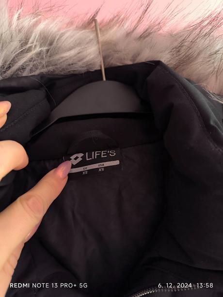 Zimná bunda dlhá, lotto,xs