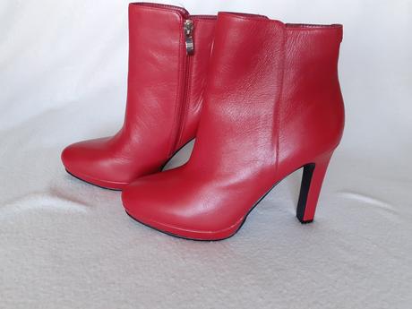 Dámske nízke kožené čižmy (čižmičky) kate gray č.4, 40