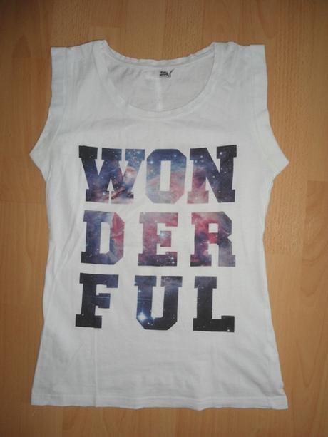 Biele tricko wonderful, m