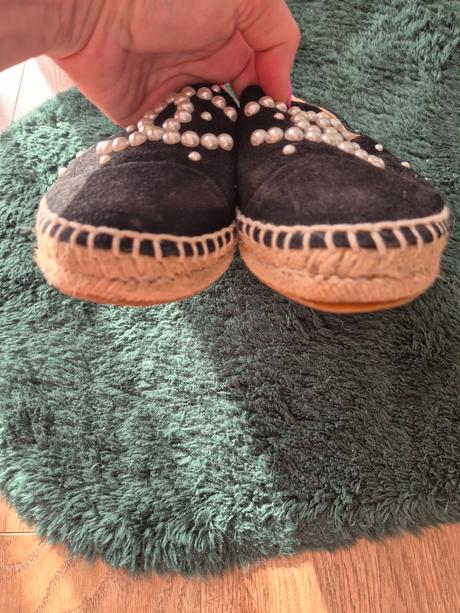 Chanel espadrilles s perlami, 39