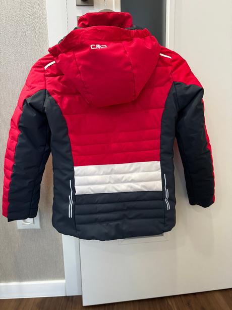 Detská lyžiarska bunda s kapucou, cmp,140