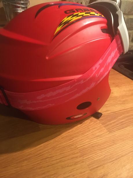 Lyžiarska prilba gabel s okuliarmi, m