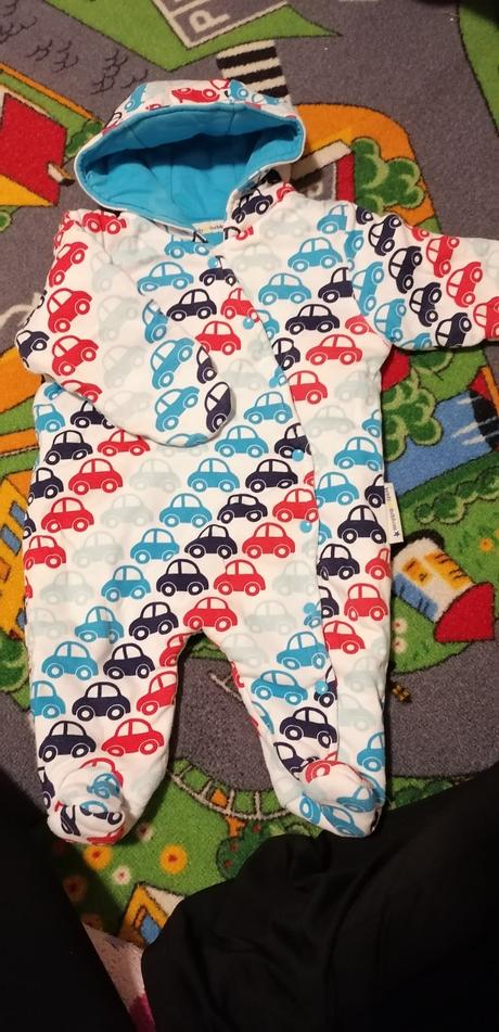 Autíčkový overal 3-6m, 68