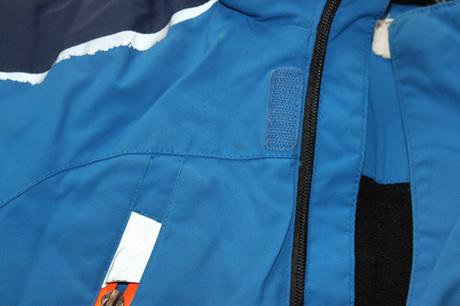 Zimna bunda - pokazeny zips, h&m,98