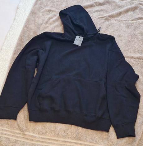 Čierna mikina, pull&bear,xl