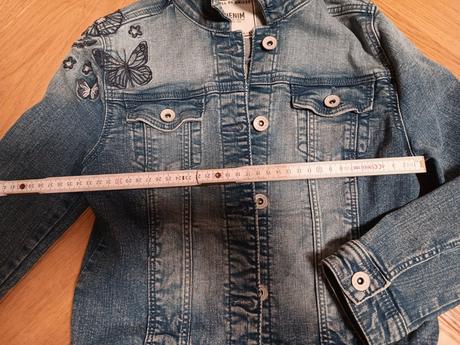 Rifľová bunda, denim,140