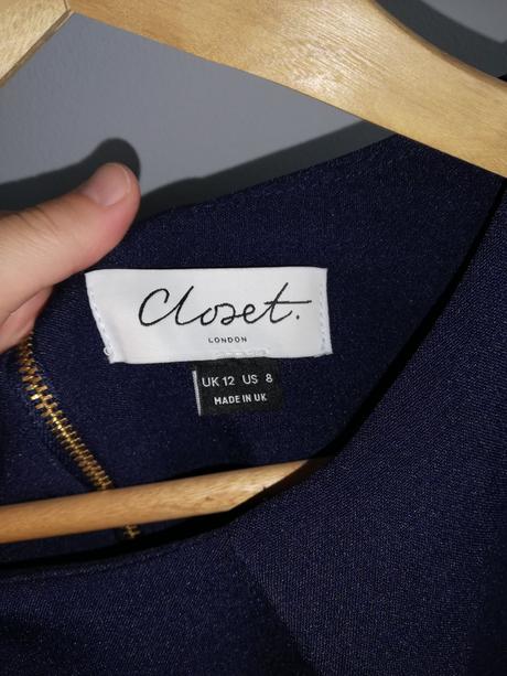 Tmavomodré šaty closet london, 40