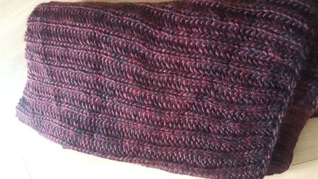 Pánský šál bordový, h&m