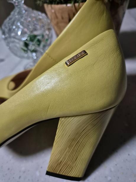 Kožené pohodlné lodičky, wojas,37