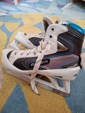 Brankarske korcule bauer, vel. 38 - vyborny stav, bauer,38