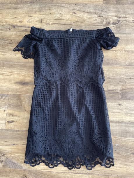 Čipkovane šaty, topshop,s