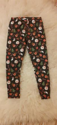 Vianočné leginy, primark,116