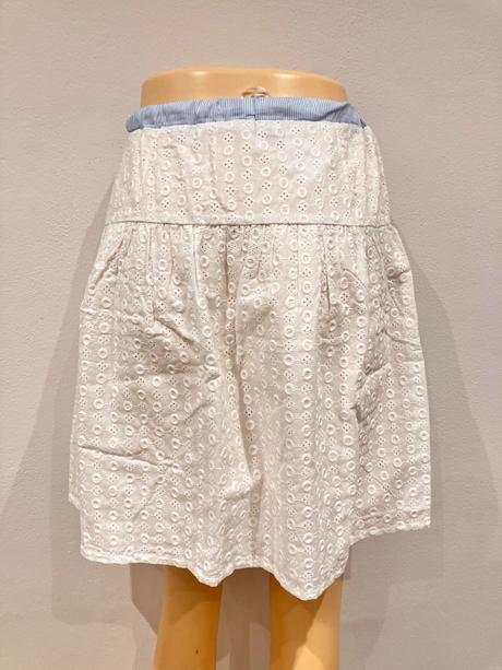 Dámska letná sukňa biela overkids (s), s
