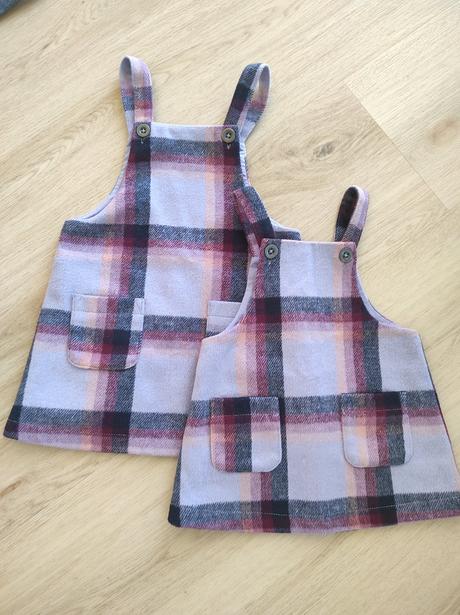 Next šaty pre sestričky 12-18 m. a 2+3 r., next,86