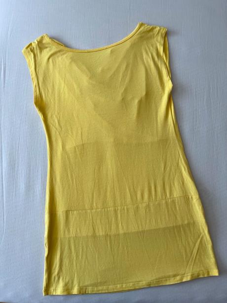 Žlté šaty, tunika vel.s, s