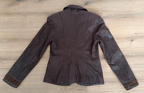 Kabátik z pravej kože, s