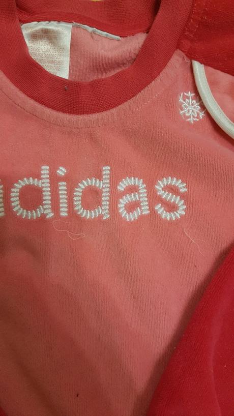 Mikina velurova, adidas,110