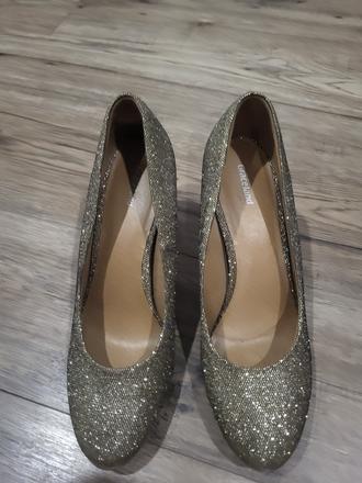 Zlaté lodičky graceland 40, deichmann,40