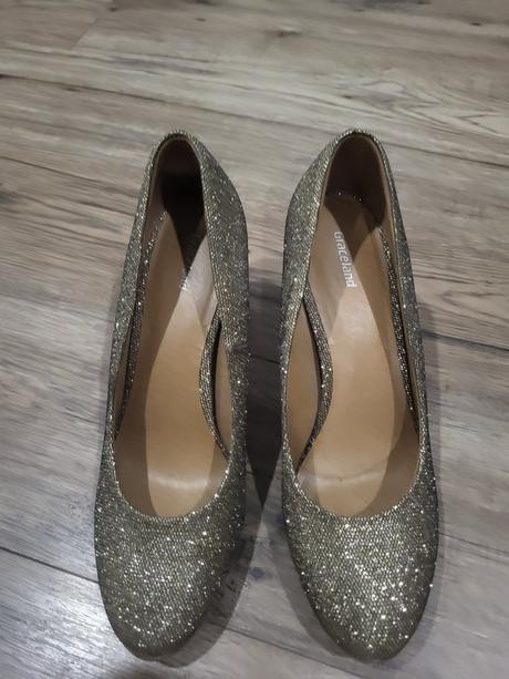 Zlaté lodičky graceland 40, deichmann,40