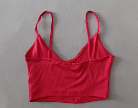 Crop top na ramienka, bershka,xs