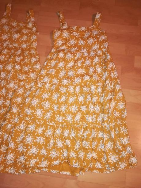 Oranžové šaty f&f, 140,, 140