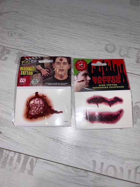 Halloween tetovačky,