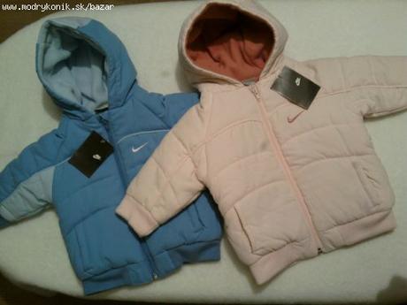 Nike-krásna fešácka bundička-modrá nenosená, nike,74