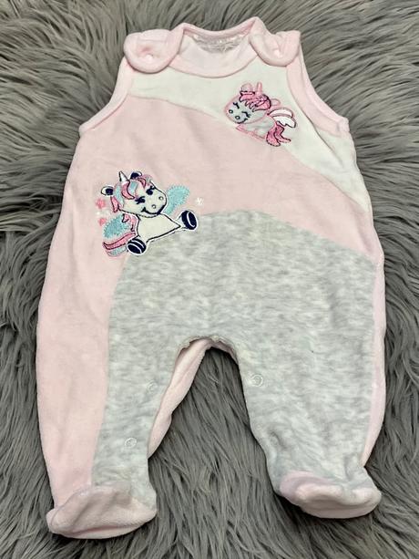 Dievčenské dupačky s jednorožcom, 68