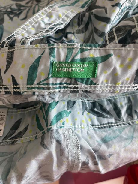 Benetton nohavice na traky v.160, benetton,164