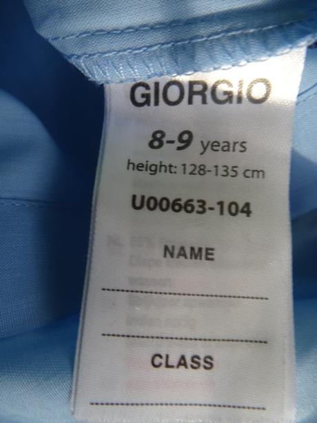 Chlapčenská košela, krátky rukáv, veľ. 128-135, 128