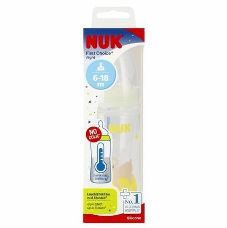 Nuk dojčenská fľaša  indikátorom teploty 300ml., 6, nuk